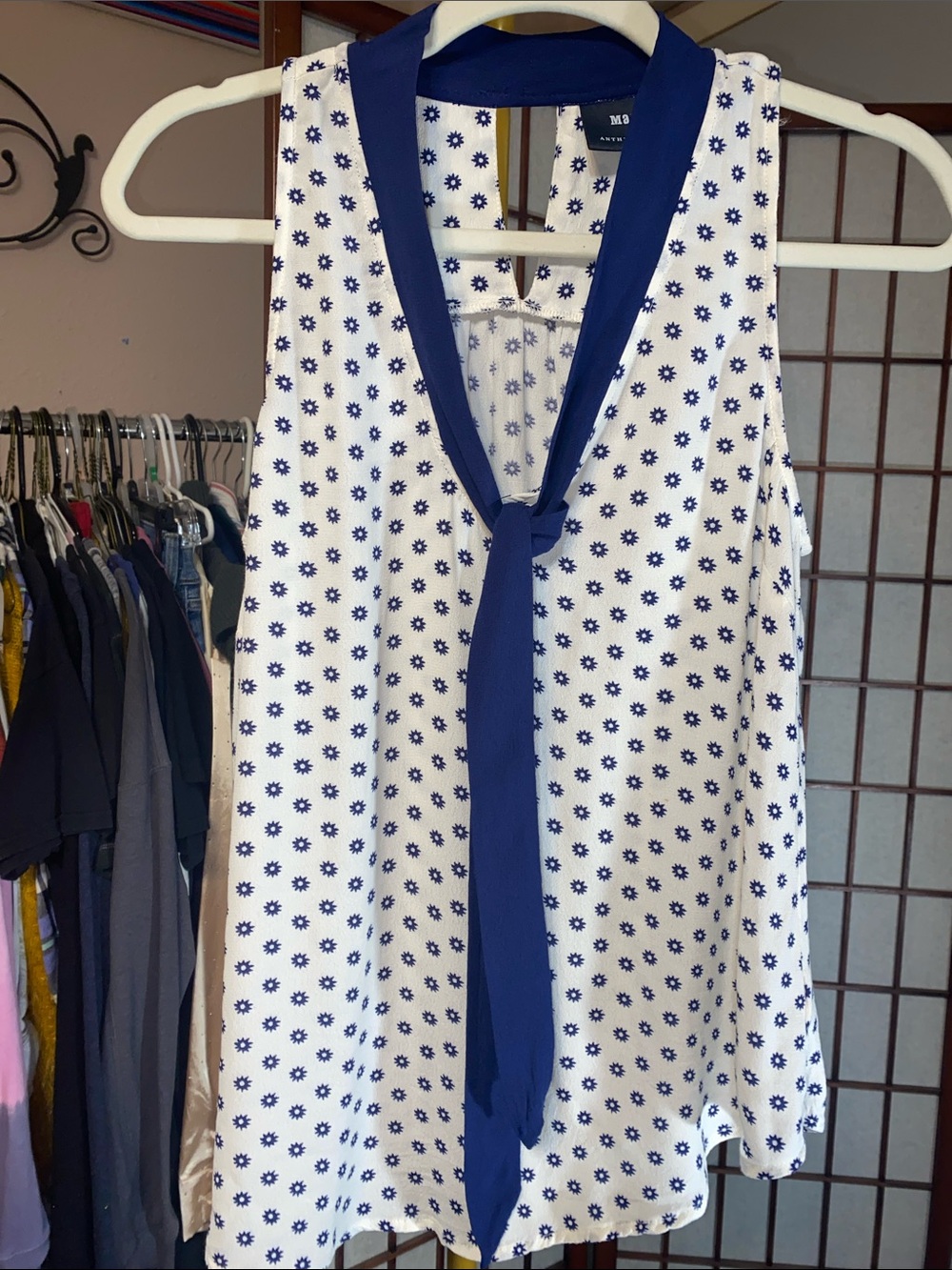 MaEve by Anthropologie Tie-Neck Sleeveless Top - Picture 5 of 10